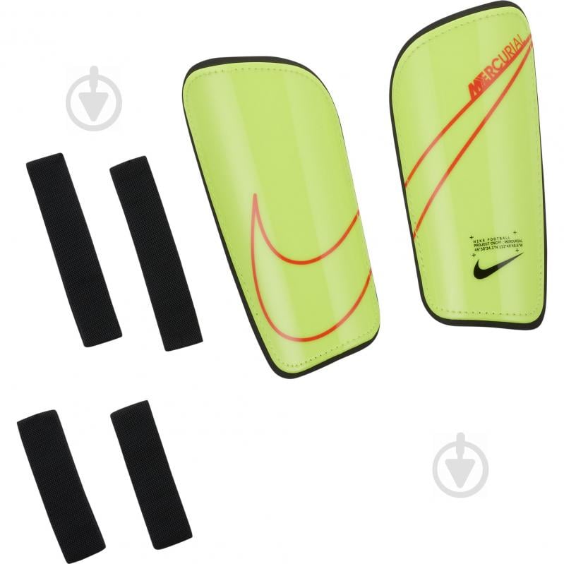 Щитки футбольні Nike Mercurial Hardshell р. M салатовий SP2128-704 - фото 1