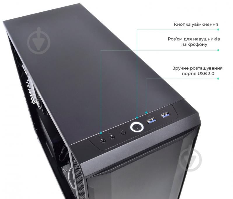 Компьютер Artline Overlord Silent SL6 (SL6v03) black - фото 13