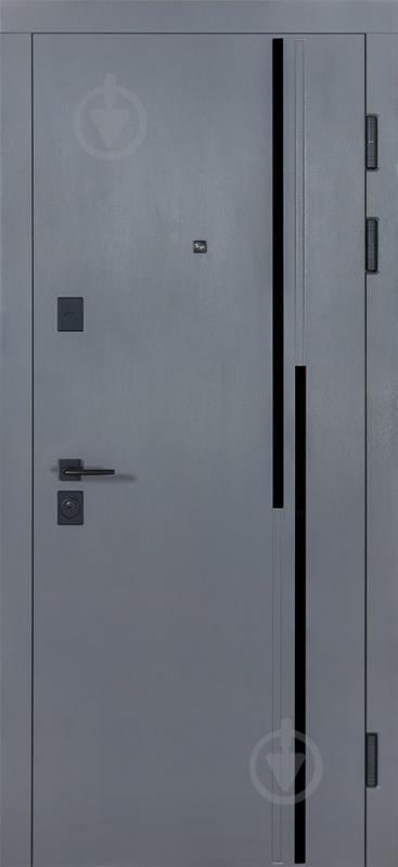 Двері вхідні Булат Термо Ультра (квадро) 567/гладка хром / білий матовий 2050x850 мм праві - фото 2 Двері вхідні Булат Термо Ультра (квадро) 567/гладка хром / білий матовий 2050x850 мм праві - фото 2