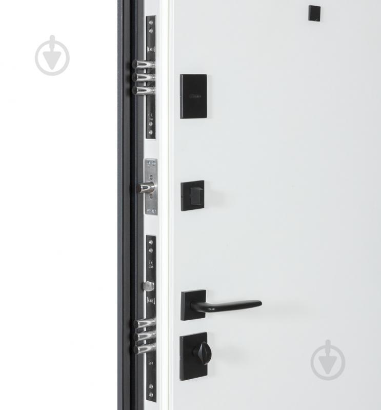 Двері вхідні Булат Термо Ультра (квадро) 567/гладка хром / білий матовий 2050x850 мм праві - фото 5 Двері вхідні Булат Термо Ультра (квадро) 567/гладка хром / білий матовий 2050x850 мм праві - фото 5