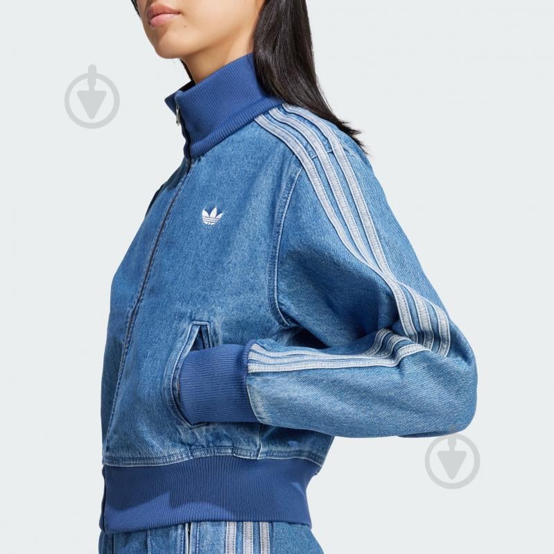 Джемпер Adidas DENIM TT JD2570 р.M голубой - фото 4