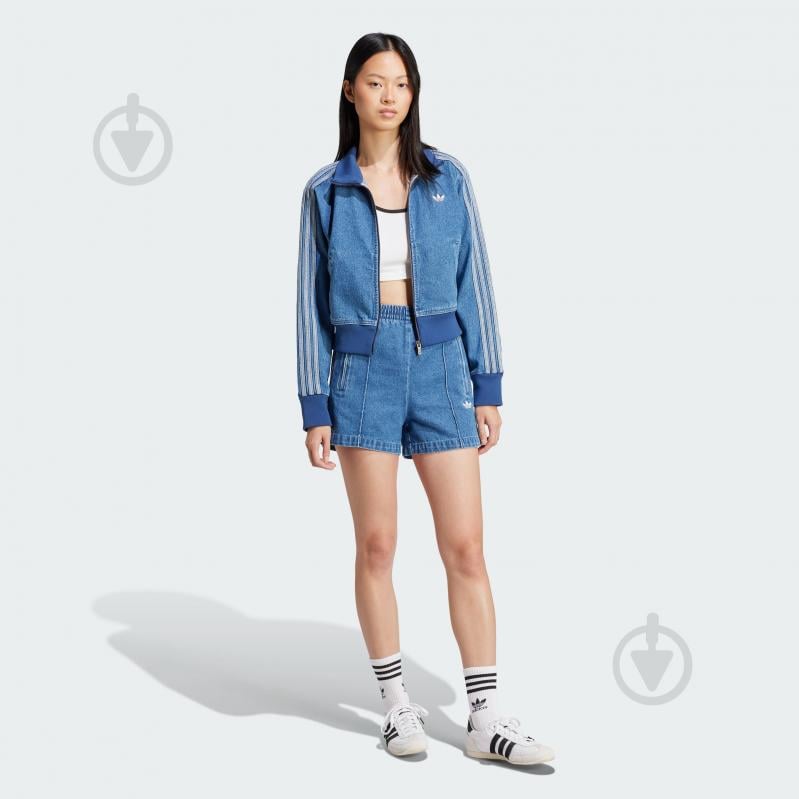 Джемпер Adidas DENIM TT JD2570 р.M голубой - фото 5