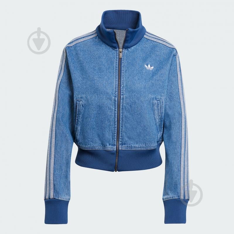 Джемпер Adidas DENIM TT JD2570 р.M голубой - фото 6