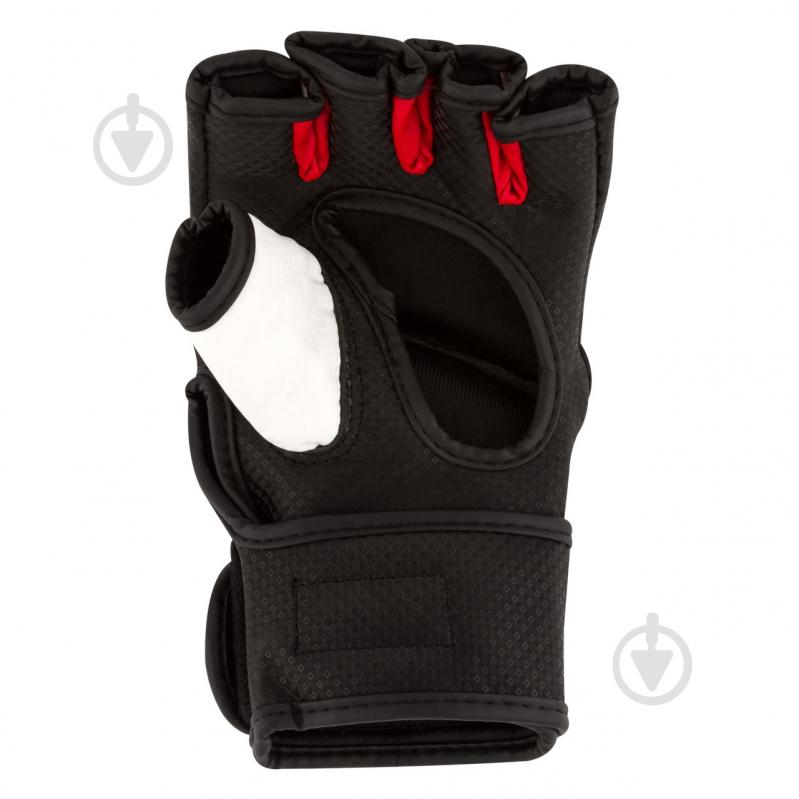 Рукавички для MMA PowerPlay р. XS 4,2oz PP_3075 чорний із білим - фото 4