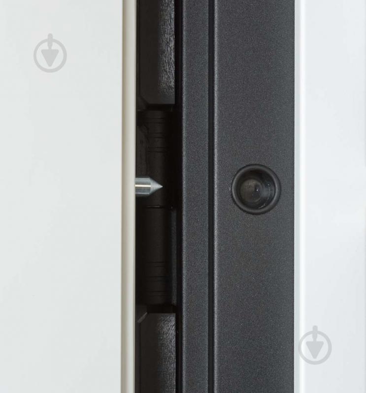 Двері вхідні Булат Термо Ультра (квадро) 567/гладка хром / білий матовий 2050x950 мм праві - фото 9