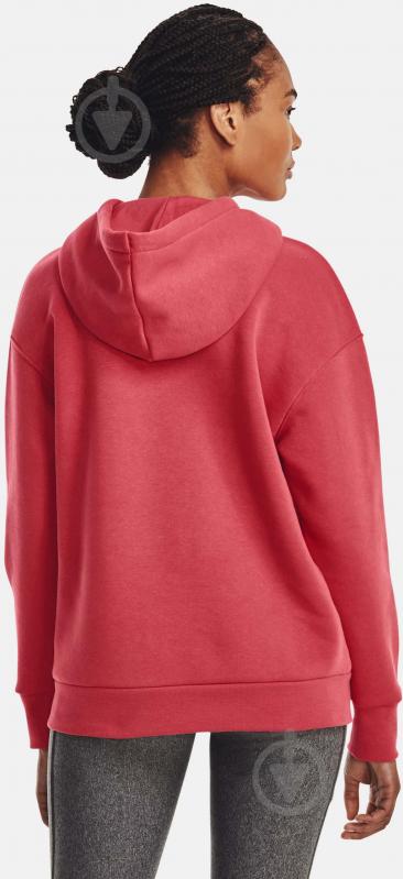 Джемпер Under Armour ESSENTIAL FLEECE HOODIE 1373033-638 р.S червоний - фото 2