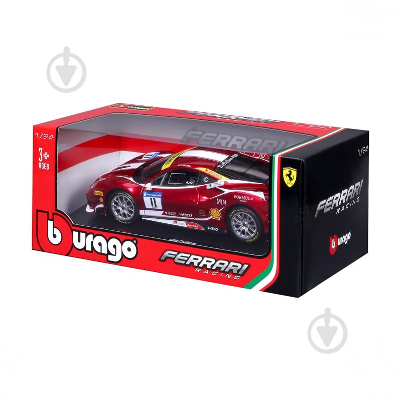 Автомодель Bburago 1:24 Ferrari 488 Challenge 18-26308 - фото 3