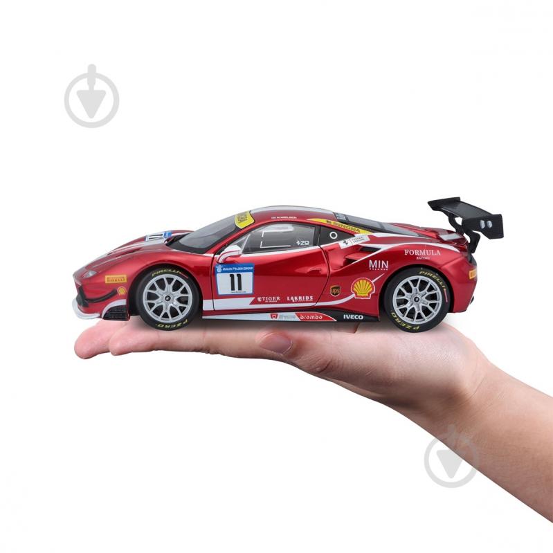Автомодель Bburago 1:24 Ferrari 488 Challenge 18-26308 - фото 4