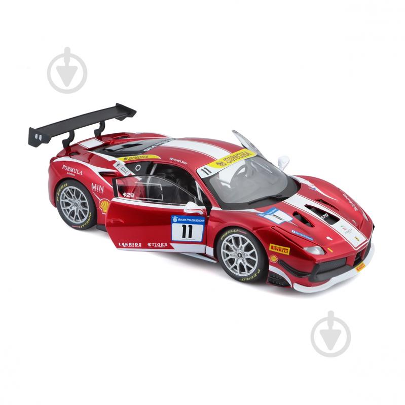 Автомодель Bburago 1:24 Ferrari 488 Challenge 18-26308 - фото 6