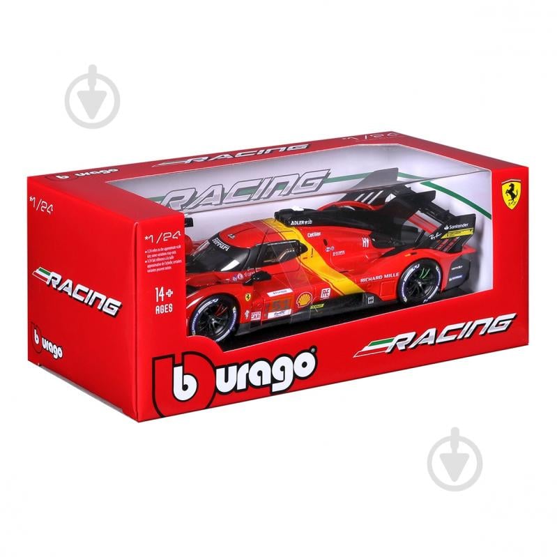 Автомодель Bburago 1:24 Ferrari 499P LMH 18-26309 - фото 5