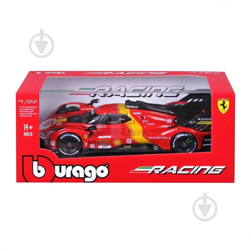 Автомодель Bburago 1:24 Ferrari 499P LMH 18-26309 - фото 1