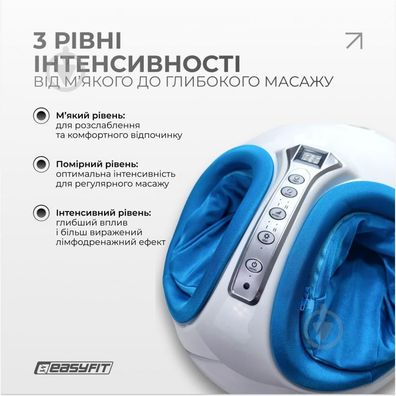 Массажер EasyFit для ног лимфодренажный - фото 3 Массажер EasyFit для ног лимфодренажный - фото 3