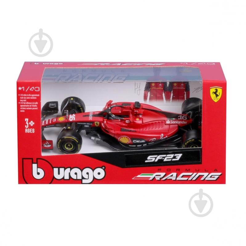 Автомодель Bburago 1:43 Ferrari SF-23 18-36836 - фото 3