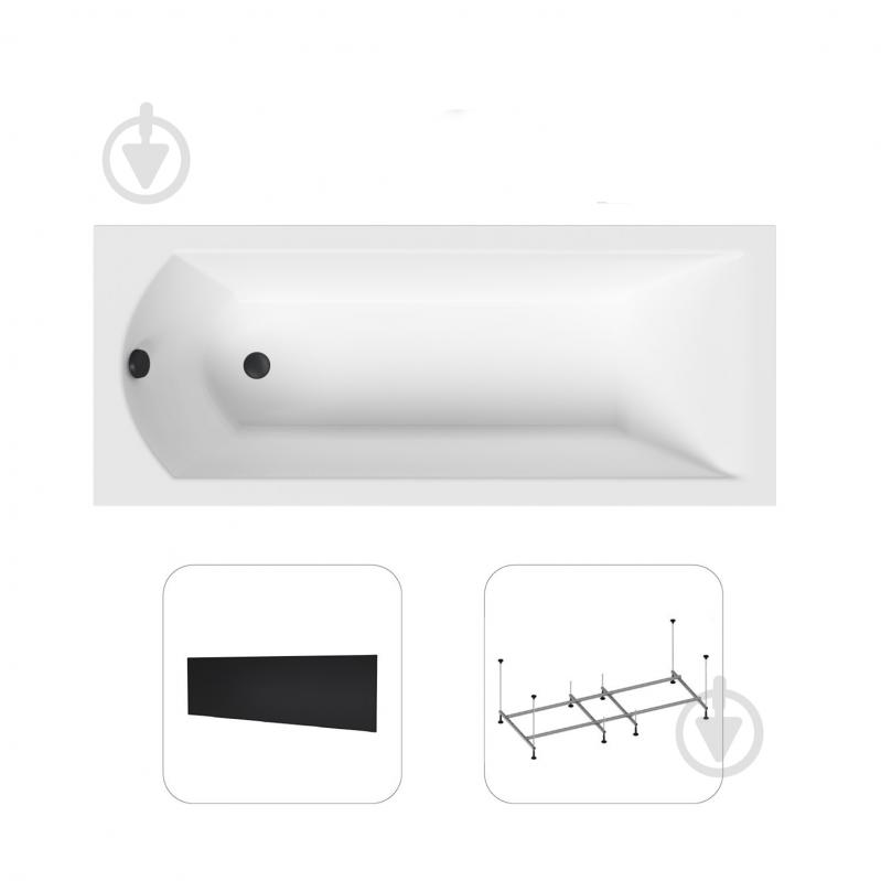 ᐉ Ванна акрилова Helmken Vespera A19203P324 159,5х70 см комплект