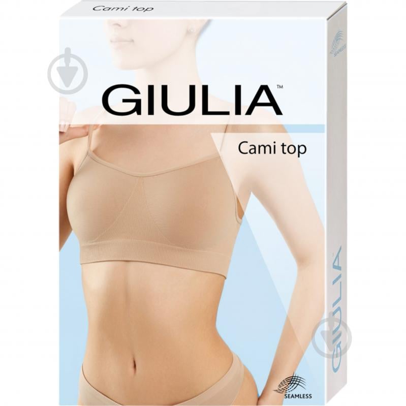 Топ-брасьер Giulia Cami top 4823102995830 р.S/M черный - фото 1 Топ-брасьер Giulia Cami top 4823102995830 р.S/M черный - фото 1
