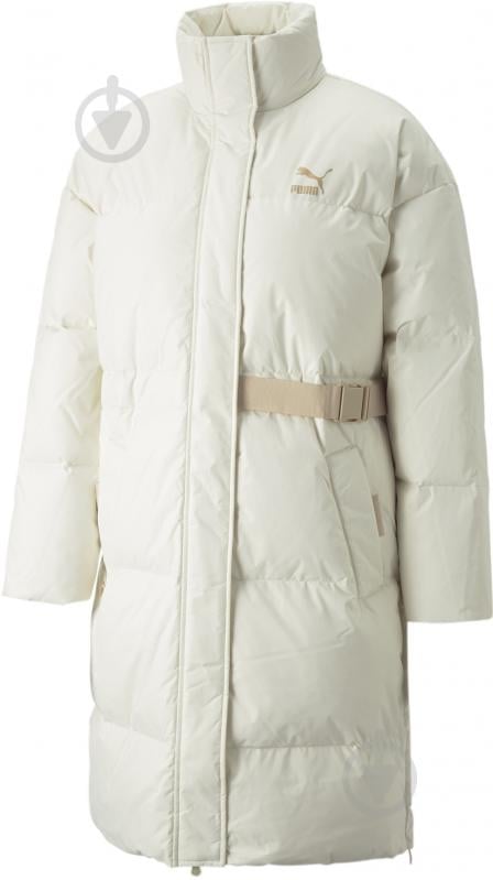 Пальто женская зимняя Puma DOWN COAT 53558365 р.L бежевая - фото 1