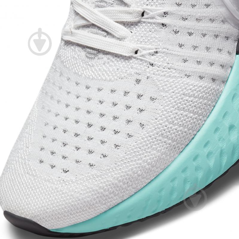 Кроссовки мужские Nike ReactINFINITY Run Flyknit 2 CT2357-005 р.42,5 серо-бирюзовые - фото 10
