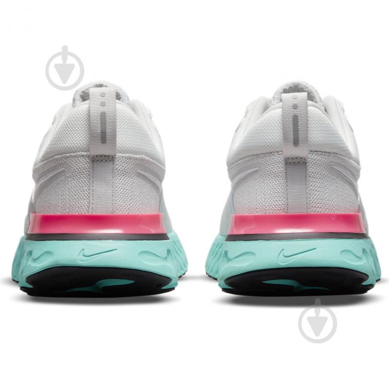 Кроссовки мужские Nike ReactINFINITY Run Flyknit 2 CT2357-005 р.42,5 серо-бирюзовые - фото 3