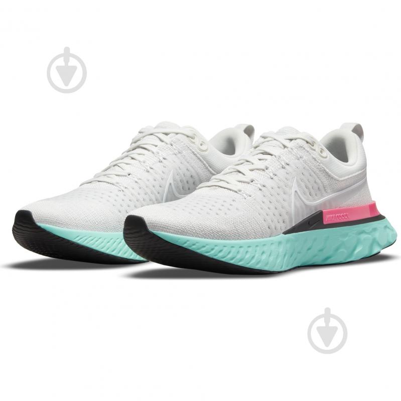 Кроссовки мужские Nike ReactINFINITY Run Flyknit 2 CT2357-005 р.42 серо-бирюзовые - фото 1