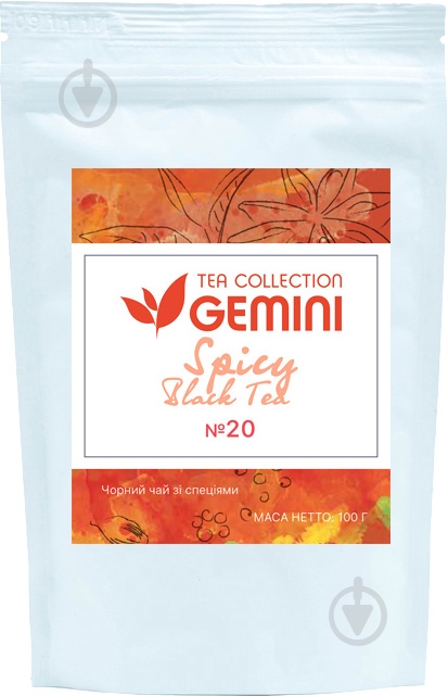 Чай черный Gemini Tea Collection со специями (5000000039432) - фото 1