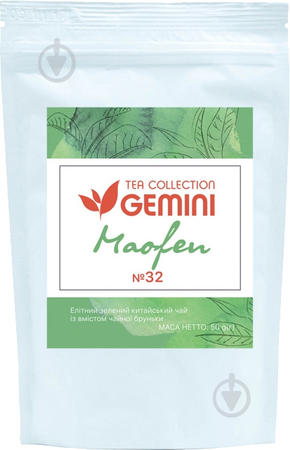 Чай зеленый Gemini Tea Collection Маофен (4820156431062) - фото 1