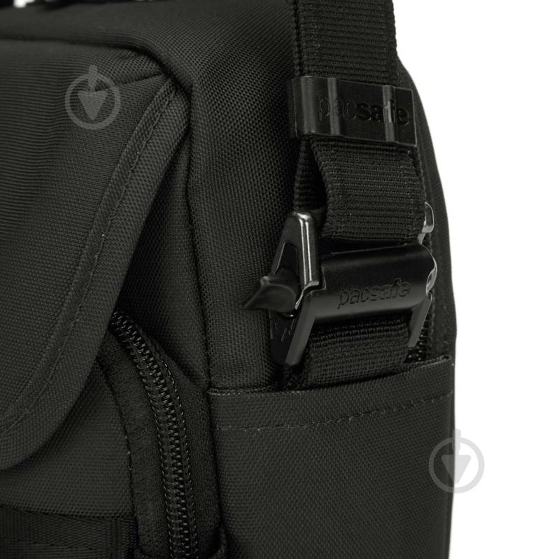 Сумка через плечо Pacsafe Metrosafe X Compact 3 л черный - фото 6