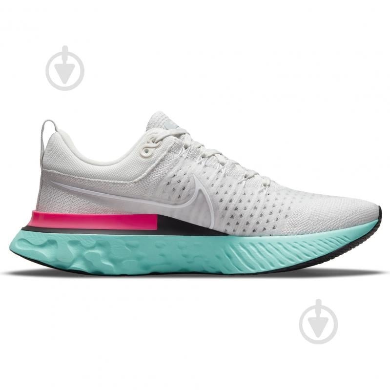 Кроссовки мужские Nike ReactINFINITY Run Flyknit 2 CT2357-005 р.44,5 серо-бирюзовые - фото 5