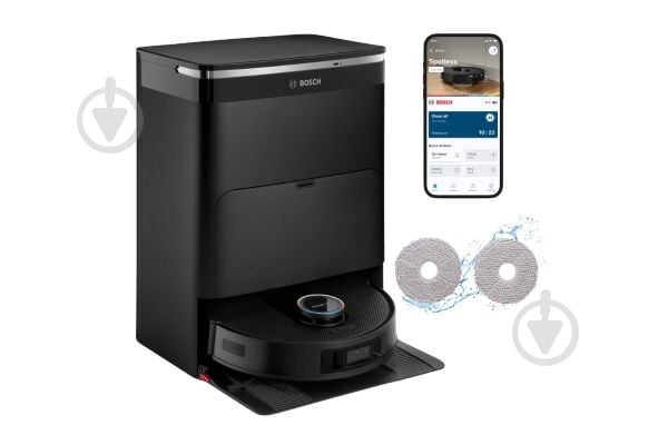 Робот-пылесос моющий Bosch Spotless BCRDW3B black - фото 1