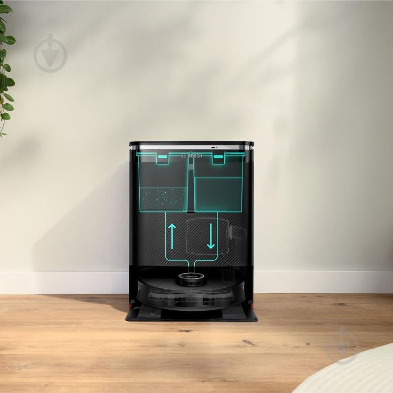Робот-пылесос моющий Bosch Spotless BCRDW3B black - фото 3