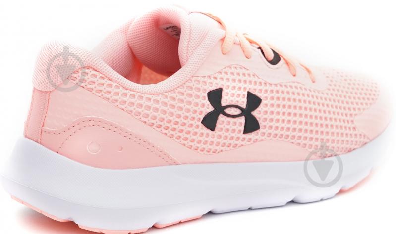 Кроссовки женские демисезонные Under Armour SURGE 3 3024894-600 р.37,5 розовые - фото 3