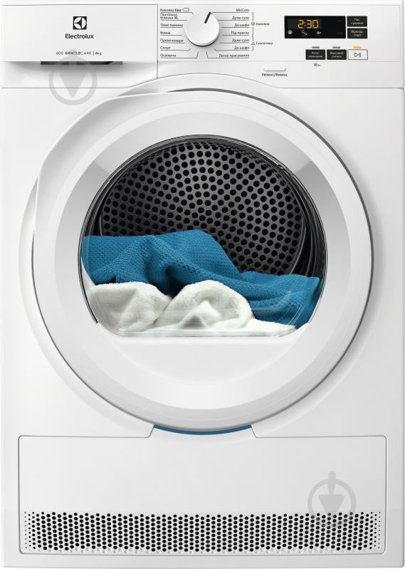 Сушильна машина Electrolux EW6D18CWU - фото 1 Сушильна машина Electrolux EW6D18CWU - фото 1