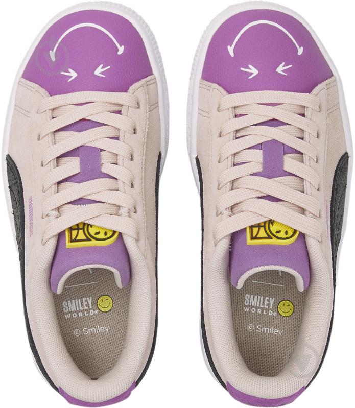 Кросівки для дівчаток Puma SUEDE SMILEYWORLD PS 38613802 р.29 пудрові - фото 4 Кросівки для дівчаток Puma SUEDE SMILEYWORLD PS 38613802 р.29 пудрові - фото 4