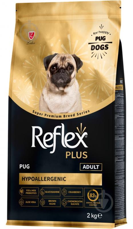 Корм сухий Reflex Plus для собак породи мопс 2 кг - фото 1