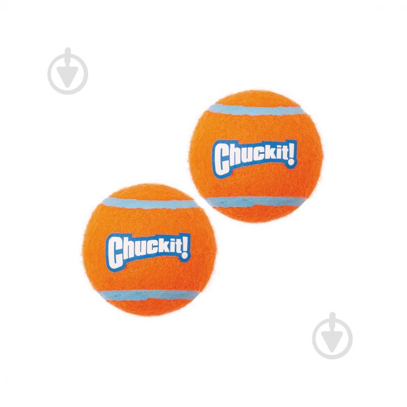 М'яч CHUCKIT 2 шт. для собак (розмір М) помаранчевий - фото 2