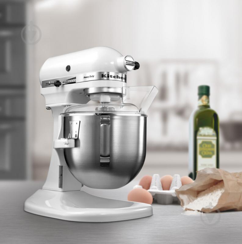 Кухонна машина KitchenAid Heavy Duty 5KPM5EWH 4,8 л білий - фото 9