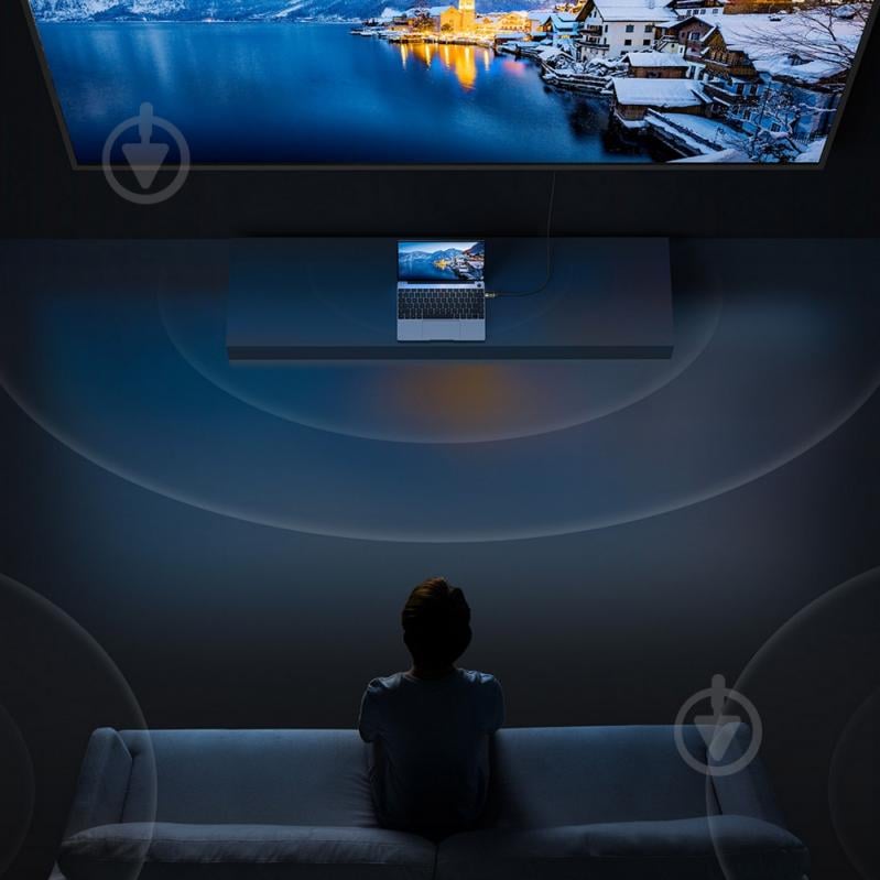 Дата-кабель BASEUS High Definition Series DP 8K to DP 8K 2 м black (B00633706111-02) - фото 5