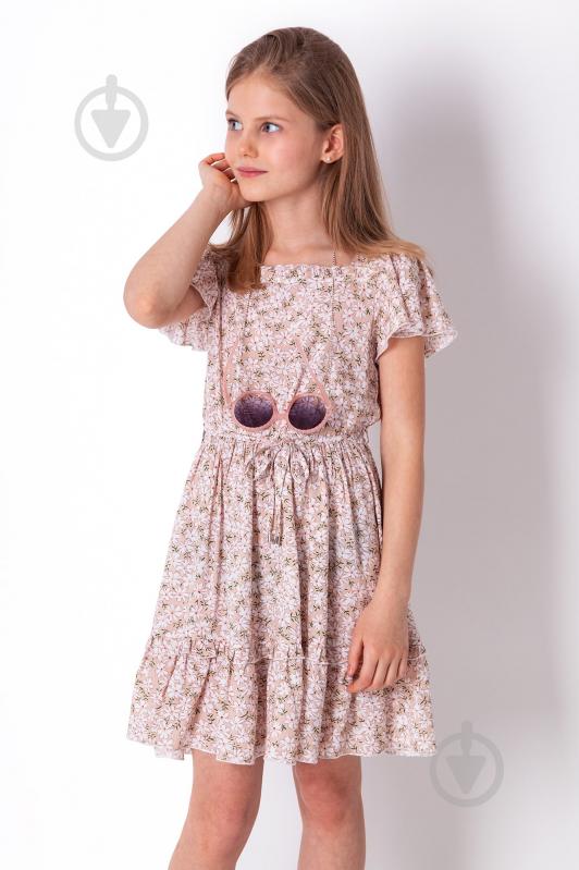 Платье Україна 4245 р.140 бежевый с рисунком - фото 1