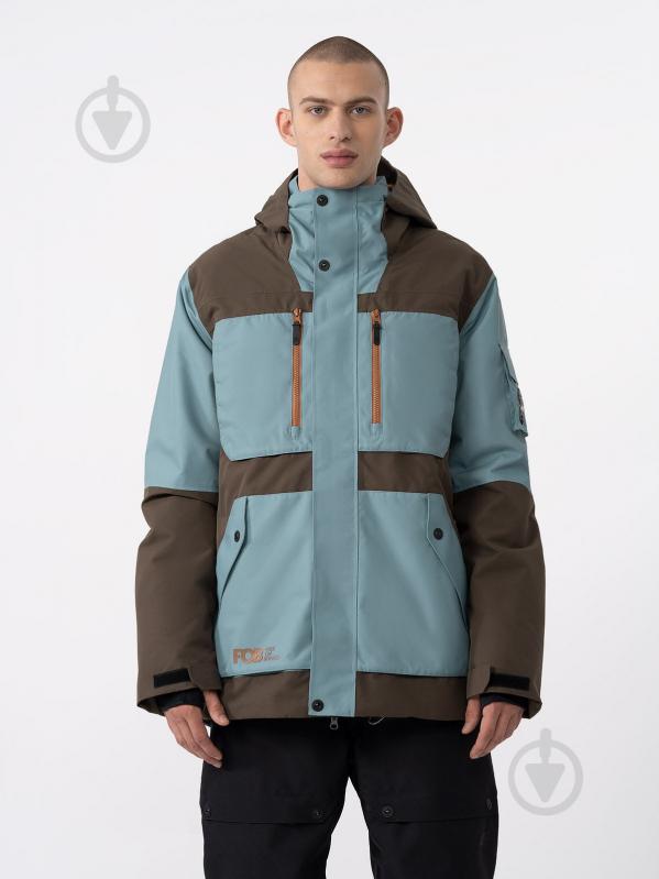 Куртка 4F TECHNICAL JACKET M314 4FAW23TTJAM314-80S р.S коричневий - фото 1