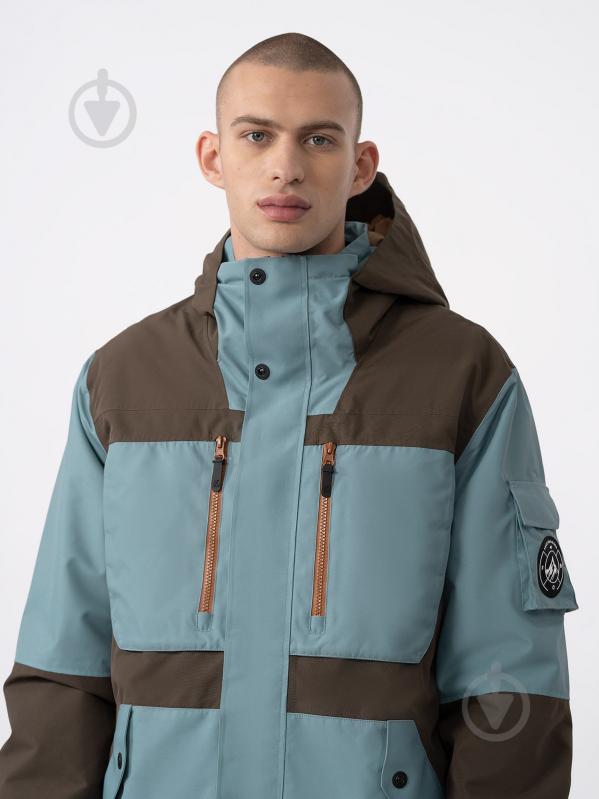 Куртка 4F TECHNICAL JACKET M314 4FAW23TTJAM314-80S р.S коричневий - фото 2