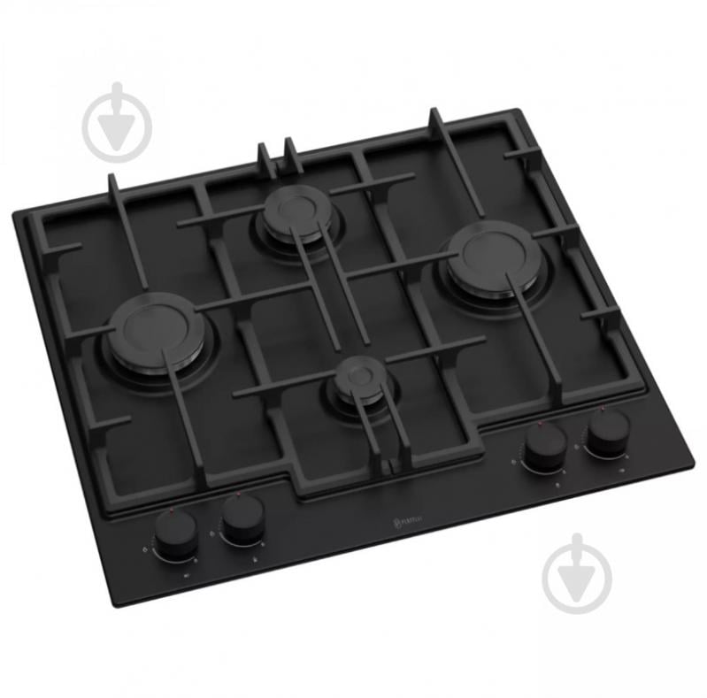 Варочная поверхность газовая Perfelli PERLA M60C NERO - фото 1