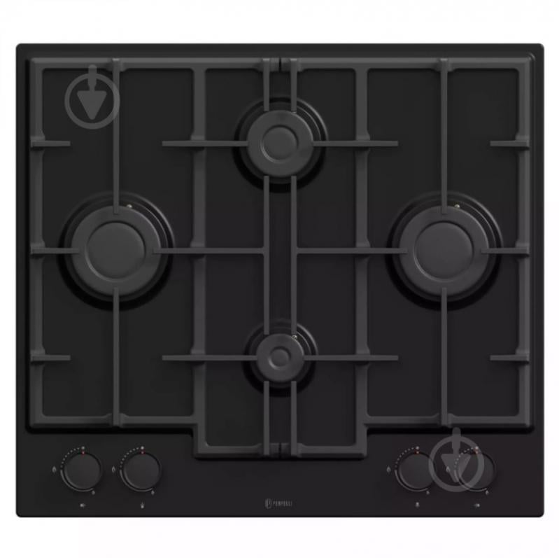 Варочная поверхность газовая Perfelli PERLA M60C NERO - фото 2