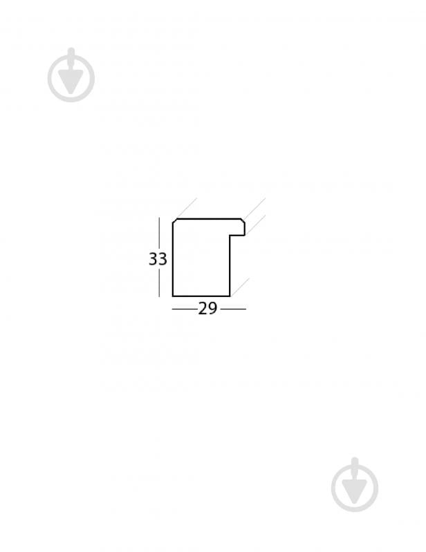 Рамка для фото Velista 29D-5120v 30х40 см коричневий - фото 4