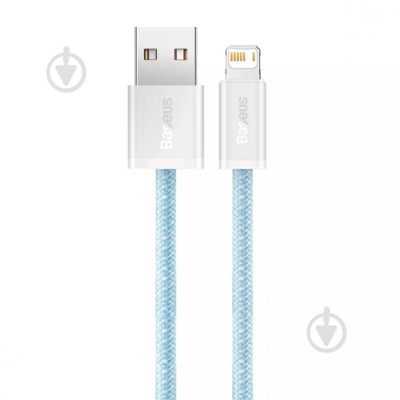 Кабель BASEUS Dynamic Series Fast Charging Data Cable USB to iP 2.4 A 2 м Blue (CALD000503) - фото 2