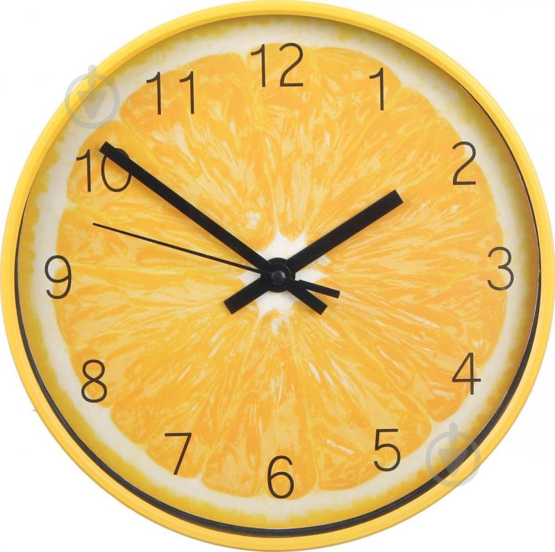 Часы настенные Апельсин 23 см - фото 1