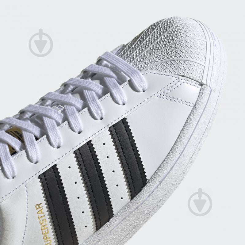 Кроссовки мужские демисезонные Adidas SUPERSTAR EG4958 р.47 1/3 белые - фото 9