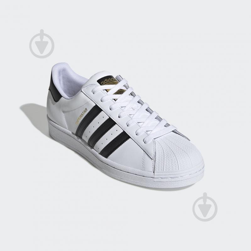 Кросівки чоловічі демісезонні Adidas SUPERSTAR EG4958 р.36 2/3 білі - фото 4