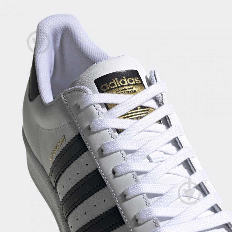 Кросівки чоловічі демісезонні Adidas SUPERSTAR EG4958 р.36 2/3 білі - фото 8