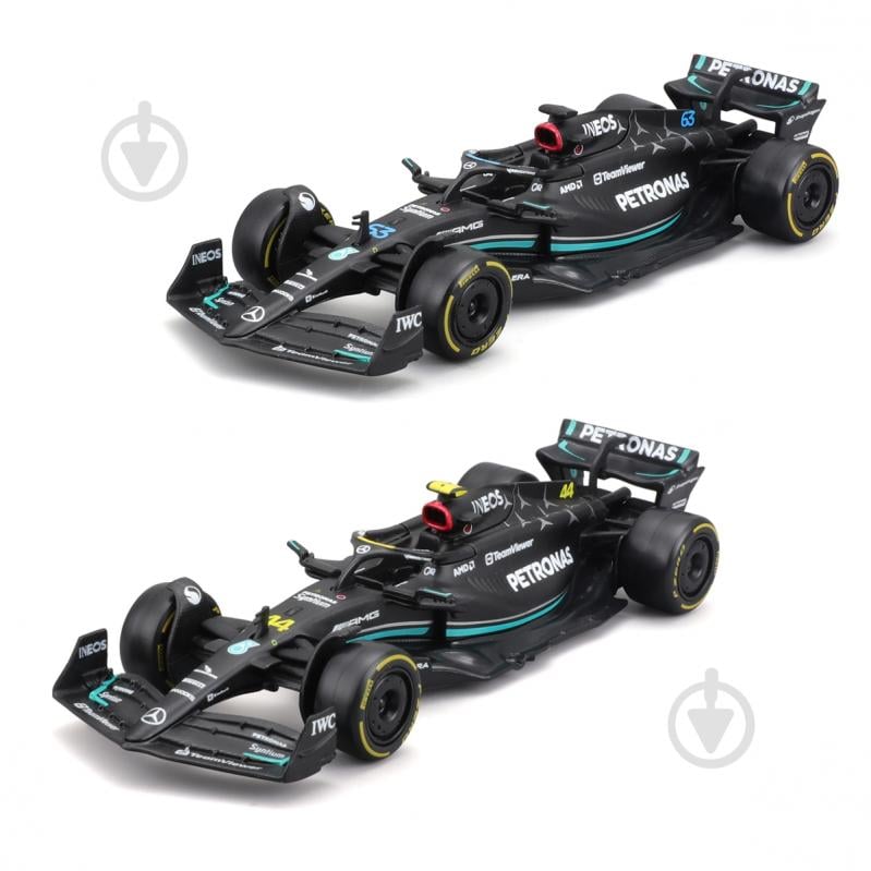 Автомодель Bburago 1:43 Mercedes-AMG F1 W14 E Performance (2023) 18-38080 - фото 11