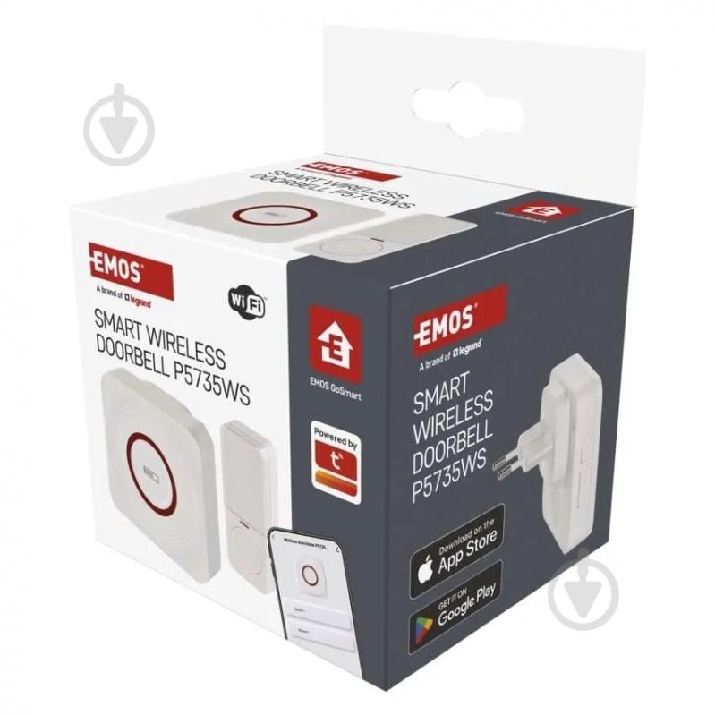 Дзвінок дверний Emos розумний бездротовий Wi-Fi білий P5735WS - фото 15