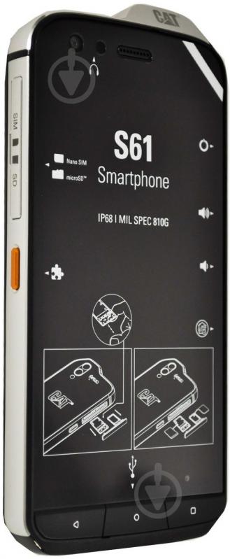 Смартфон CAT S61 DS 4/64GB black (CS61-DAB-ROW-EN) - фото 2